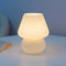 BestAlice Mushroom Lamp, Glass Mushroom Night Light USB Rechargeable Remote Control Three