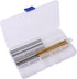 Swpeet 21Pcs Metal Round Rods Kit, 3 Kinds of Metal Materials, DIY Craft Tool, Diameter 2mm-8mm Length 100mm