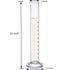 100 mL Glass Graduated Cylinder Measuring, 2 Pcs with Brush (Pack of 2)