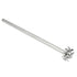MECCANIXITY 304 Stainless Steel Stirring Rod 7.87" Length with 1.18" ID Dispersion Disc for Industrial, Laboratory