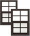 Shed Windows 12x18 (2-Pack) | Sliding Windows with Tempered Glass & Screens