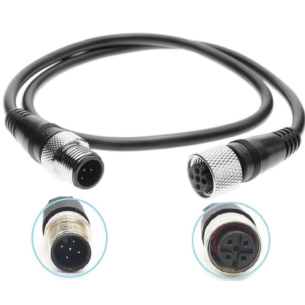 M12 5 Pin Sensor Cable, Male to Female A-Coding Industrial Waterproof Cable for Automation Control (78.74''/2M)