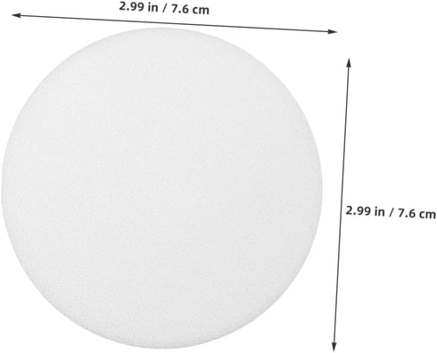 TOPPERFUN 10PCS 3 Inch 2.99" Recessed Light Cover, Round LED Downlight Diffuser White Plastic Lamp Shade for Ceiling