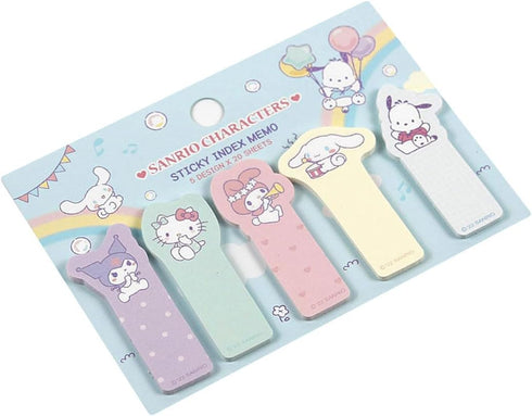 Sticky Index Memo Set Note Pad, Kawaii Kuromi, Kitty, My Melody, Cute Stationary Note School Supplies