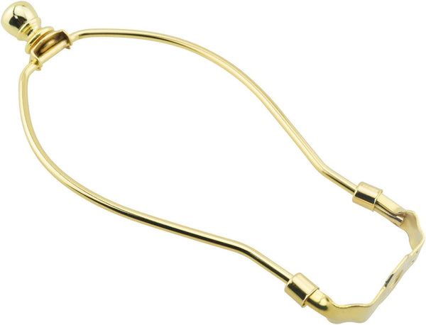 HJGarden Lamp Holder Shade Bullhorn Bracket Standard Saddle Top Holder 8inch Imitation Gold