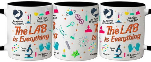 Funny Lab Tech Gifts - Ceramic Mug 11oz, Lab Week Gifts for Laboratory Workers, Medical Laboratory Science Gifts for