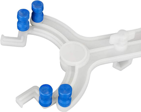 StonyLab Adjustable Double Burette Clamp - Spring Loaded Butterfly Style Lab Accessory