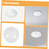2pcs PRETYZOOM Flush Mount Ceiling Light Covers Mushroom Light Shade Replacement Decorative Lamp Dust Covers for Wall
