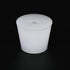 MECCANIXITY Silicone Rubber Tapered Plug 28mm to 37mm White with Hole for Powder Coating, Laboratory Use