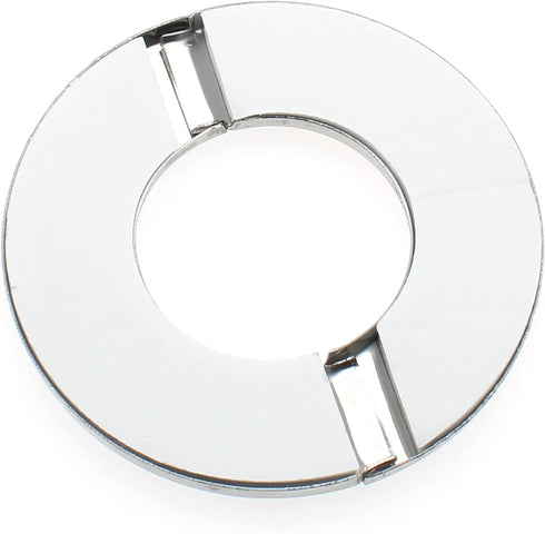 4.0" Stainless Steel Wall Split Flange, 2pcs Self-Adhesive Decorative Escutcheon for Water Pipe Cover