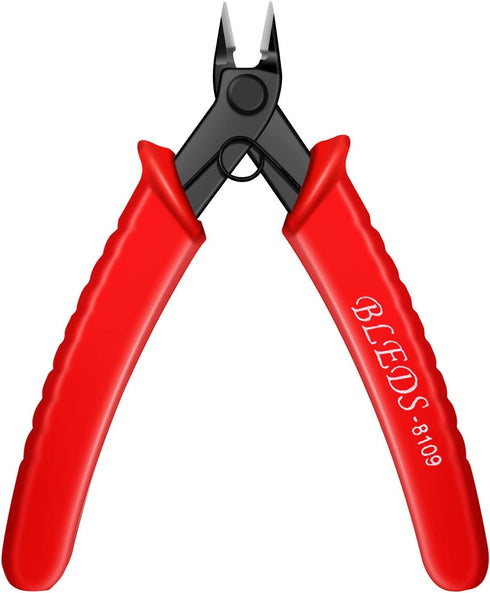 Flush Cutter, Wire Cutters, BS-8109 Soft Wire Cutter Pliers, Precision Micro Cutter for Electronics and Jewelry