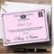 The Card Zoo Vintage Telegram Elegant Pink Personalized Party Thank You Cards
