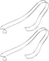 4pcs 8.85 5.90 1.18 Inch Amosfun Sandal Shoe Display Stand Insert Supports Shaper Forms for Women Sandals High Heel
