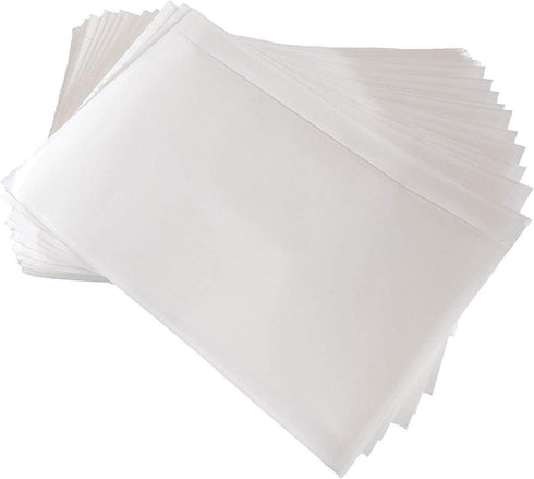 BEUYI Packing List Envelopes, Clear 9.5'' x 6.7'', Adhesive Shipping Label Pouches, Fits Half Letter-Size Paper (240