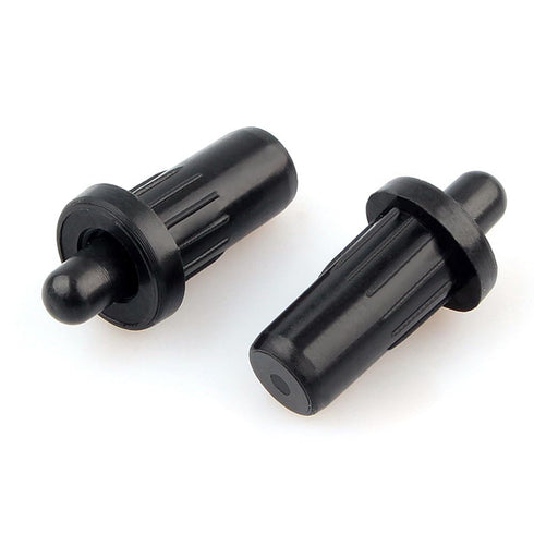 OHEETU 20Pcs Black Plastic Shutter Spring-Loaded Repair Pins Damper Replacement Plantation Shutters Repairing Pin