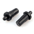 OHEETU 20Pcs Black Plastic Shutter Spring-Loaded Repair Pins Damper Replacement Plantation Shutters Repairing Pin