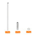 MECCANIXITY 9.8" 2 Set Threaded Extension Rod, Lamp Pipe with Connector Light Fixture Parts for Pendant Light Island