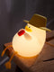 LVOERTUIG Cute Duck USB Rechargeable Night Light, Silicone Kids Lamp with 30 Minute
