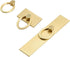 Aoleegatt Gold Cabinet Pulls Solid Zinc Alloy Kitchen Cupboard Single Hole for Bedside