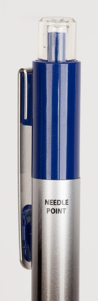 TUL Retractable Gel Pens Bundle - 0.5mm Fine Needle Point, Black/Blue (2 4-packs)
