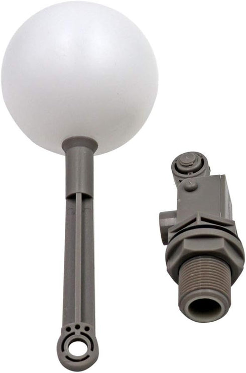 3/4" Plastic Float Valve for Water Tank with Adjustable Arm, Automatic Fill for Pool & Livestock Waterer