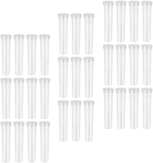 Wakauto 50pcs Transparent Flower Tubes for Fresh Flowers Practical Floral Water Containers