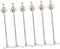Gadpiparty 6pcs Bedside Cabinet Hinges Multi-use Cupboard Support Hardware for Cabinets and