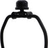 CChiai 2PCS 5 Inch Set Black Metal Lampshade Harp Detachable Floor Lamp/Lampshade Stand Base with Top Knob Lighting