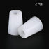 MECCANIXITY Silicone Rubber Tapered Plug White 15mm to 20mm with Hole for Powder Coating, Painting, Laboratory Use 2