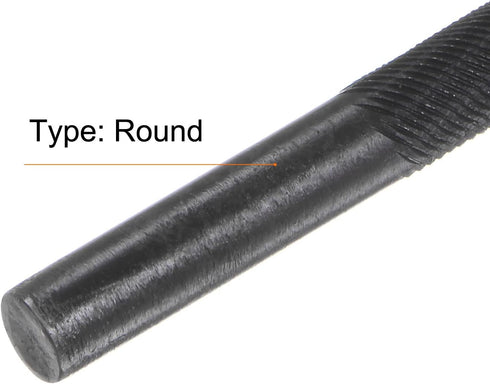 3pcs Chainsaw File - 7/32" High Carbon Hardened Steel Round Rasp with Plastic Handle for Chain Saw Polishing
