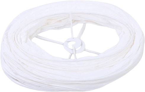 Zerone Modern White Rice Paper Floor Lamp Shade - Easy Installation for Home Decor