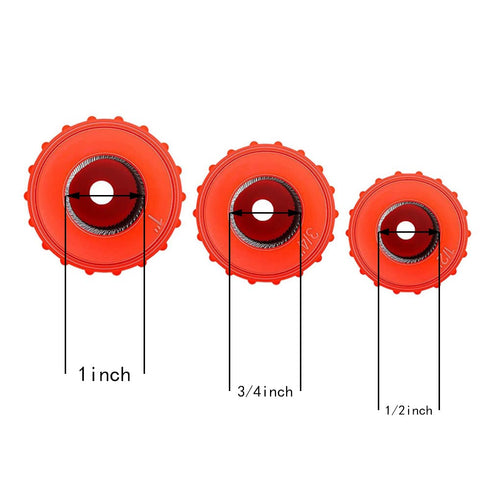 Copper Pipe Cleaner BLLNDX, 3PCS Handy Sized Plumber Brushes for Tube Cleaning