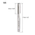 uxcell Metric Machine Tap Left M8 Thread 1.25 Pitch H2 3 Flutes High Speed Steel