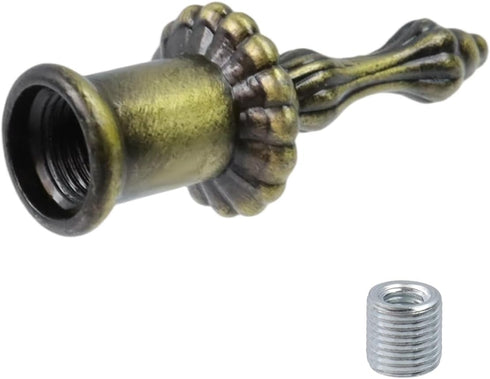 20 52mm M10 6 Crapyt x Lamp Shade Finial Cap Knob, Zinc Alloy Lamp Shade Top Harp for the Decoration of Table Floor