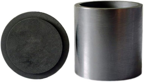Gold Silver Copper Smelting Graphite Crucible Cup with Lid, Lab Supply, 30X30MM