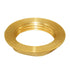 Joywayus 1" Female Thread Brass Pipe Fitting, Flange Hex Lock Nut (Pack of 2)