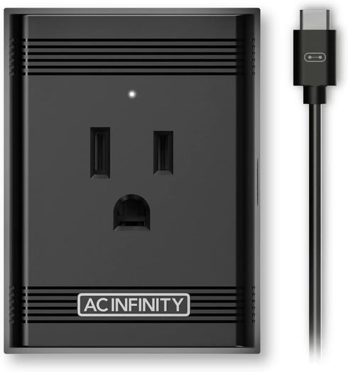 AC Infinity UIS Control Plug - Socket Adapter to Connect UIS Smart Controllers to Outlet Devices