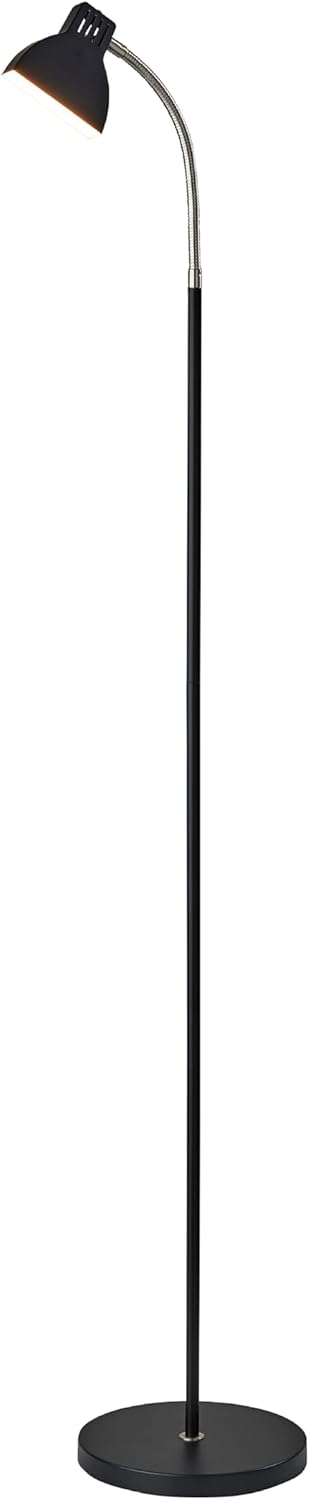 Adesso LED Desk Lamp with Adjustable Gooseneck Arm Focused Bright Light, Modern