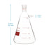 StonyLab 1000ml Filtering Flask, Heavy Wall Borosilicate Glass, 24/40 Standard Taper Outer Joint, Bolt Neck