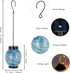 Solar Hanging Lanterns Outdoor, Waterproof Solar Glass Lights, Color Changing Led Lamp Light for Garden Yard Tree Home