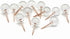 Liphontcta FITULABO Rose Gold Push Pins, Transparent Plastic Round Head Map Tacks for Hanging Pictures and Documents
