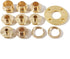 Wenzhon Set 11Pcs Router Template Guides - Brass Router Templates with Lock Nut Adapter, Machined Router Template