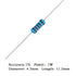 130 Values 650PCS Resistor Kit 1W 1% Metal Film Resistors 1 Ohm-3M Ohm Assortment for DIY Projects
