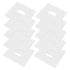 Vaguelly 100pcs Disposable Headrest Covers for Massage Tables and Chairs Non-woven Face