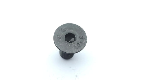 binifiMux 10pcs M10 x 20mm Black Flat Hex Socket Cap Bolts 10.9 Grade Alloy Steel