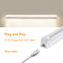 T5 T8 LED Tube Power Extension Cable with On/Off Switch, 4-Pack 6FT/1.8M LED T5/T8 Light Fixture Extension Wire