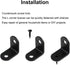 90 16Pcs 1inch) L Bracket Corner Brace Joint Right Angle Degree Fastener Wood Support for Shelves Braces Mounting