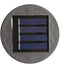 AA 600Mah Solar Lantern Top Replacement for Outdoor Solar Lantern Lights, Waterproof, Warm White Glow