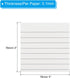 PATIKIL 3 x 3 Inch Lined Sticky Notes, 6 Pads/Pack Self-Stick Note Pads 480 Sheets Adhesive Memo Post for Home Office Business, White