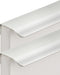 CHENCHEN96 Brushed Silver Bedside Table Handles 2 Pack Invisible Kitchen Cabinets Handles Aluminum